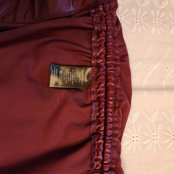 Zelie for she 1X city sleek faux leather skirt - Picture 4 of 8